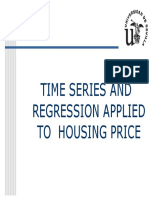 Housing Price Analysis with Time Series and Regression Models