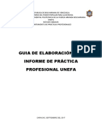 Guía de Informe de Pasantías