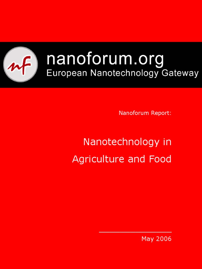 Nanotechnology in Agriculture and Food | PDF | Nanotechnology | Pesticide