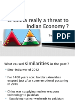 Is China Really A Threat To Indian Economy ?: By: Team Tornado