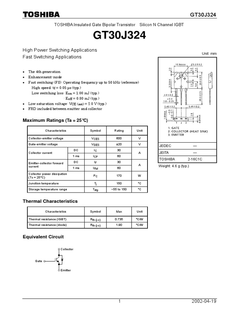 Combo 3 Con IC IGBT RJP30E2 TO-220F 360V 35A Chính Hãng Renesas - Tháo - Foto 4