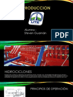 Hidrociclones y Centrifugadora