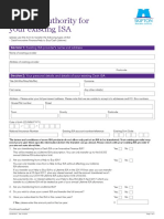 LISA Transfer Authority Form PDF