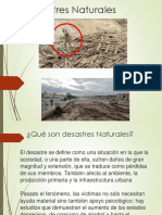 Desastres Naturales PPT Medina