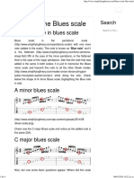 Blues Scale and Blue Note - Simplifying Theory