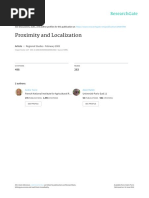 Proximity and Localization. Rallet.torre