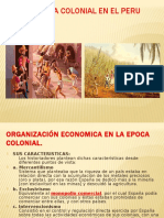 La Economia Colonial en El Peru