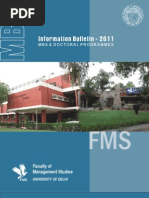 Download FMS Admission Brochure 2011 1 by Rohit Goswami SN36983638 doc pdf