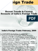 Recent Trends & Current Scenario of India's Foreign Trade