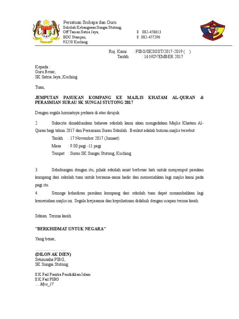 Macam Mana Nak Buat Surat Rasmi