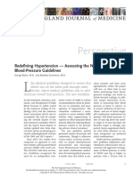 Redefining Hypertension — Assessing the New Blood-Pressure Guidelines