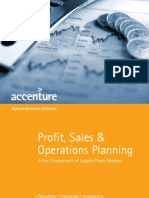 Accenture Profit Sales and Operations Planning