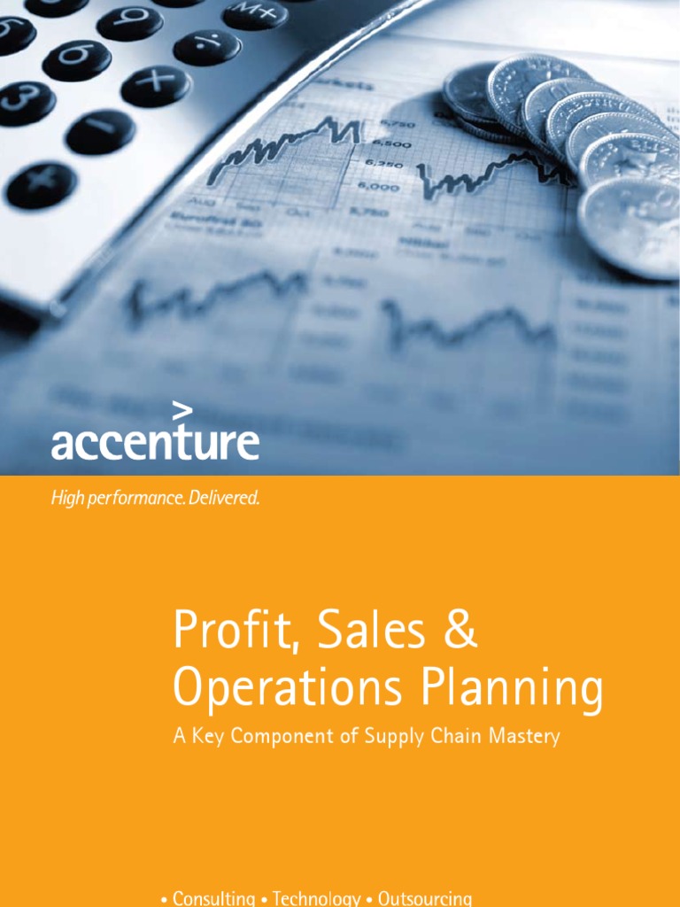 Accenture Profit Sales and Operations Planning PDF