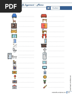 Fle Dobble Logement Memo2 Pdf Salle De Bain Maison Et Jardin