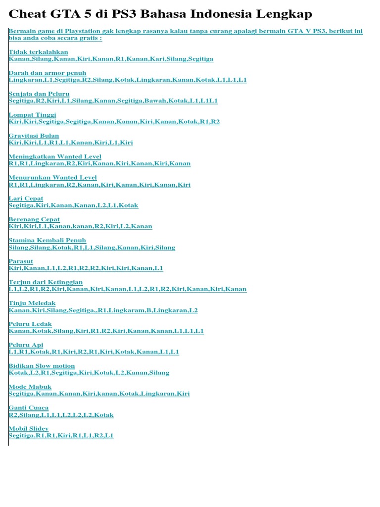 Dota2 Information Cheat Gta 5 Ps3 Uang Banyak Bahasa Indonesia
