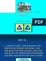 Introduction To Canadian Law