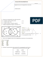 Evaluación de Matemáticas