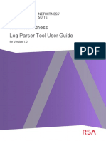 RSA NetWitness Log Parser Tool User Guide 1.0