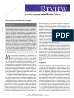 Review: Management of Acute Decompensated Heart Failure