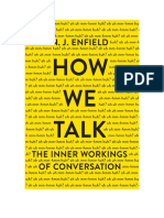 How We Talk - N J Enfield