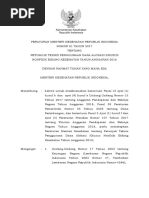 Download PERATURAN MENTERI KESEHATAN REPUBLIK INDONESIA NOMOR 61 TAHUN 2017 TENTANG PETUNJUK TEKNIS DANA ALOKASI KHUSUS BIDANG KESEHATAN TA2018pdf by Anonymous j9iOwD SN369851565 doc pdf