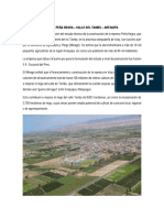 Informe Presa Peña Negra - Arequipa