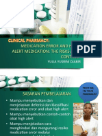 Medication Error & High Alert Medication (Yulia) PDF
