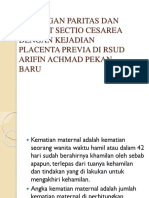 Hubungan Paritas Dan Riwayat Sectio Cesarea Dengan Kejadian