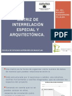Matrices de interrelación y diagramas de diseño arquitectónico