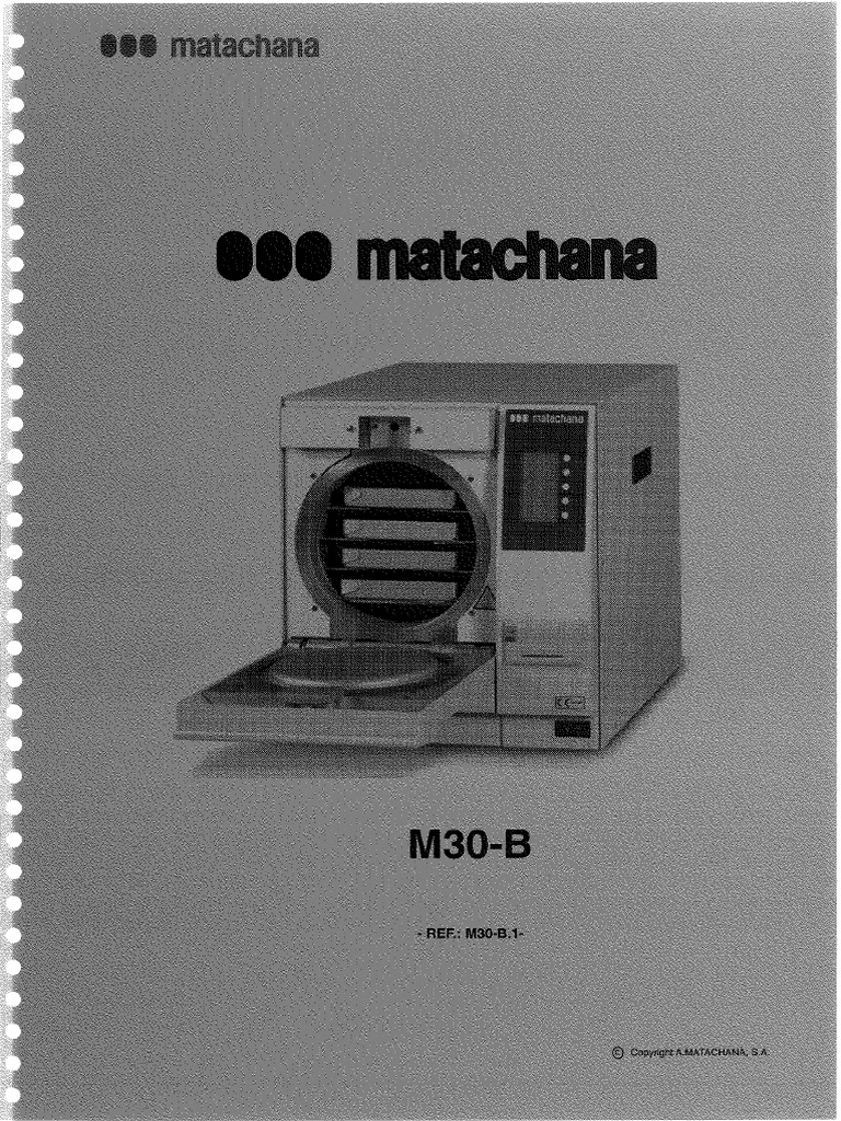Autoclave Matachana M30B | PDF