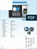 Realtime T52: Color Screen Attendance Recorder With Simple Access Control