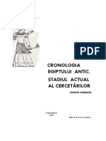 Cronologia Egiptului Antic. Stadiul Actu PDF