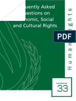 Frequently Asked Questions On Economic, Social and Cultural Rights