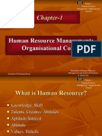 HRM Organisational Context
