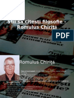309682125 Stii Sa Citesti Filosofie Romulus Chiriţă