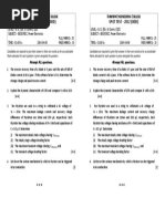 K E C Unit Test - 2012 (Odd) K E C Unit Test - 2012 (Odd) : Attempt ALL Questions. Attempt ALL Questions