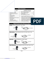 Arming: Press & Release The "Lock" Button: Owner's Guide Installation Instructions