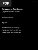 510 Advances in Core Image Filters Metal Vision and More