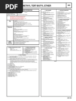 Methyl Tert-Butyl Ether: Cautionary Response Information