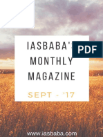 IASbabas Current Affairs Magazine September 2017