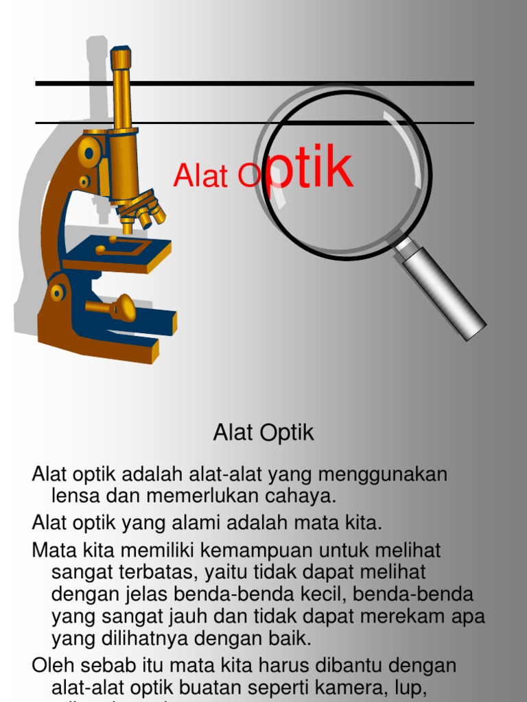 Bab Alat Optik | PDF