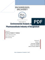 Business Environment Analysis of Bangladesh Pharma Industry