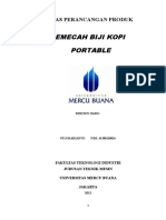 Pemecah Biji Kopi Portable