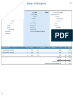 Debit Passenger Invoice for Mauritanian and Royal Airways