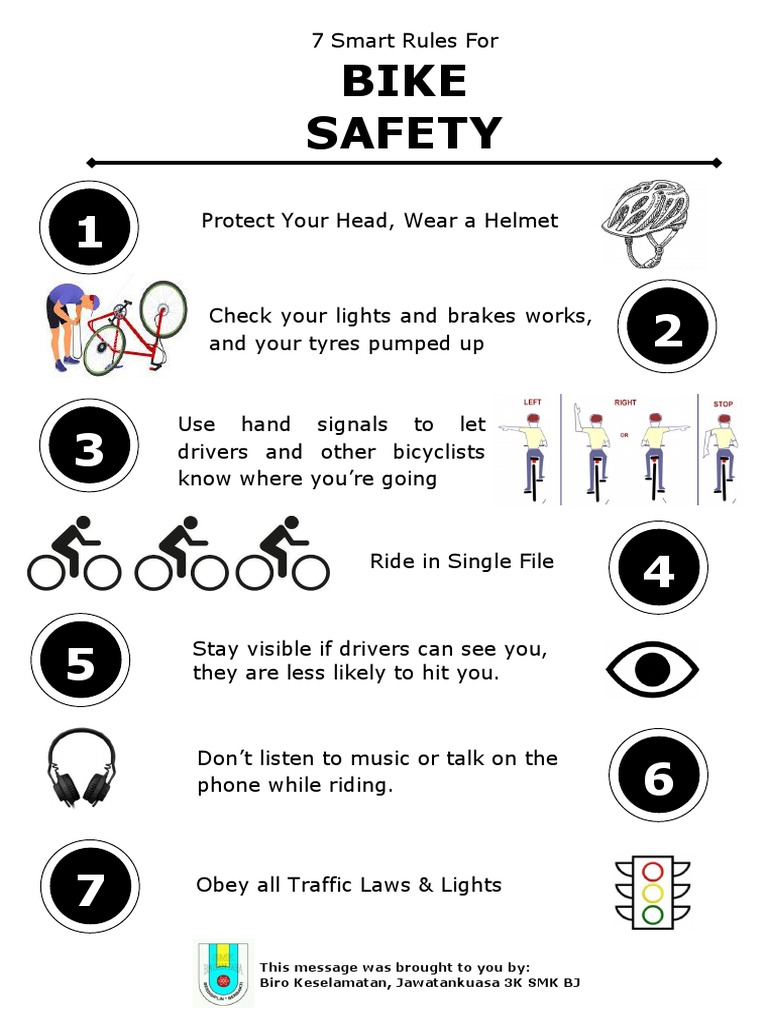 7 Smart Rules For Bike Safety PDF