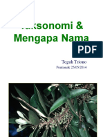 Taksonomi & Mengapa Nama: Teguh Triono