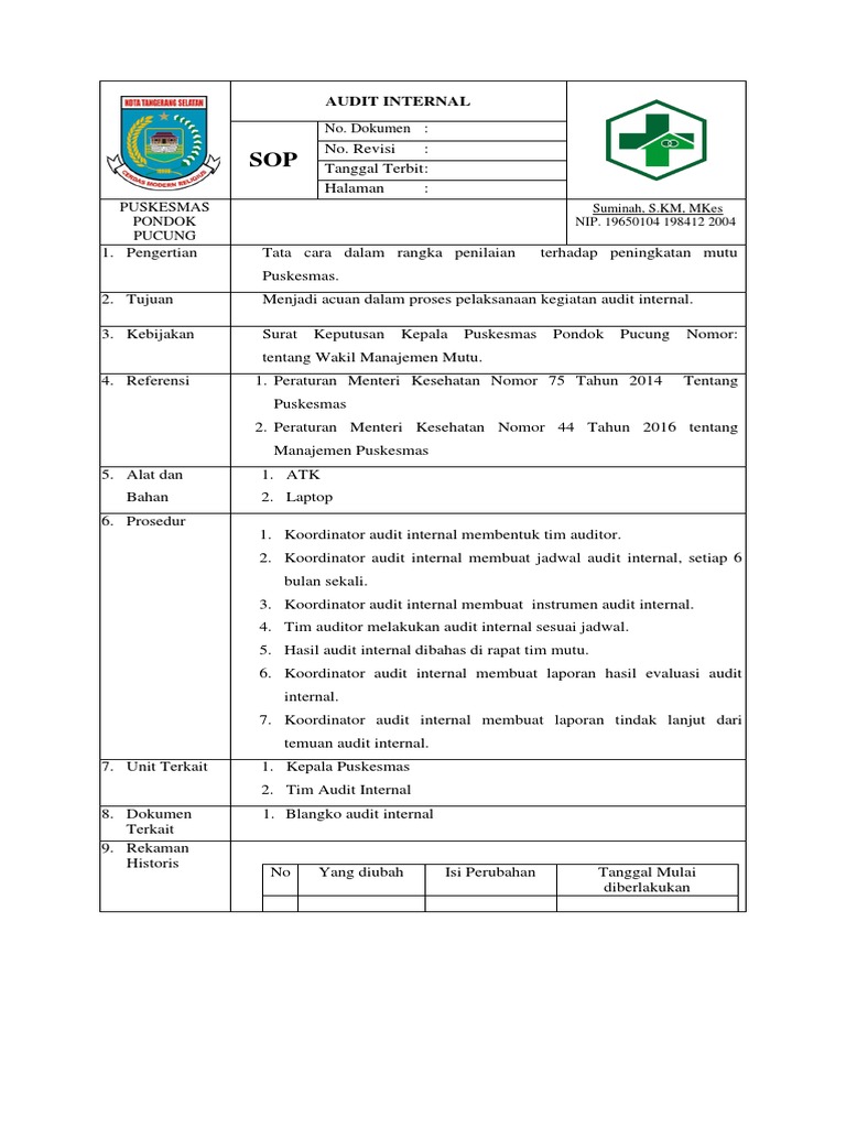 3142 SOP Audit Internal.docx