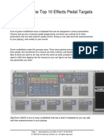 Technique: The Top 10 Effects Pedal Targets: by Craig Anderton
