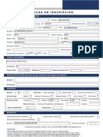 Ficha de Inscripción Digital - Excel - CADPERU