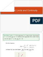 One-sided Limits and Continuity(2)